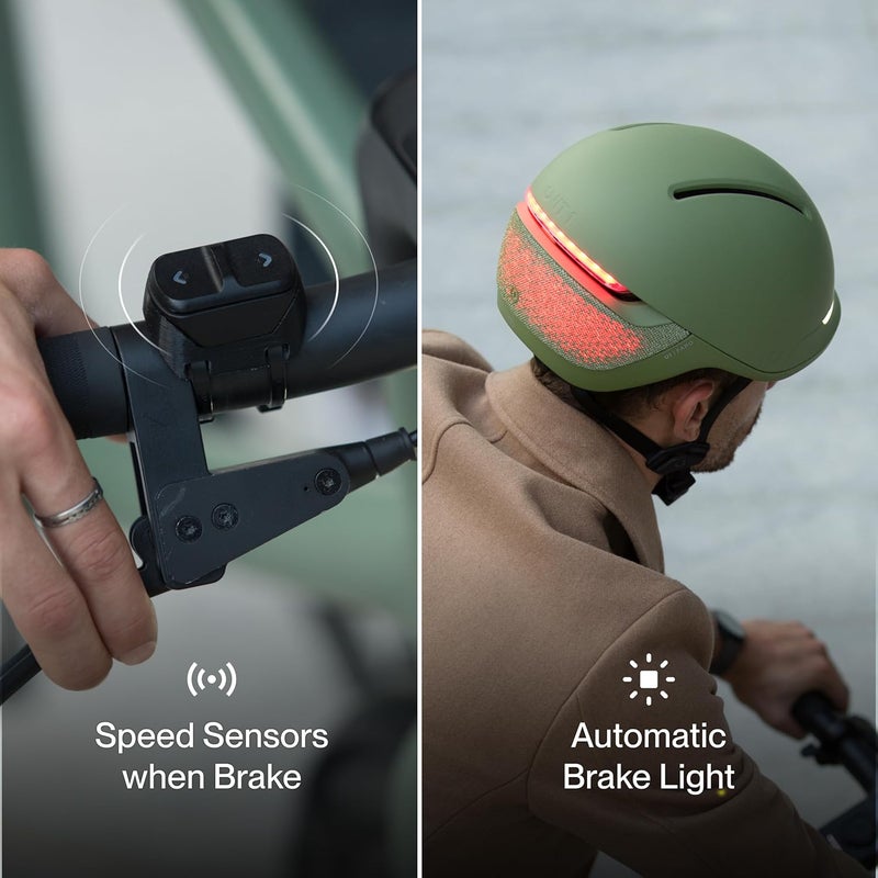 UNIT 1 Store Turn Signals Remote | USB-C Rechargeable | Compatible with All U1 Devices | Magnetic Mount | Automatic Brake Lights & Turn Signals | iOS & Andrioid App-Connected | Handlebar Controller - Image 4